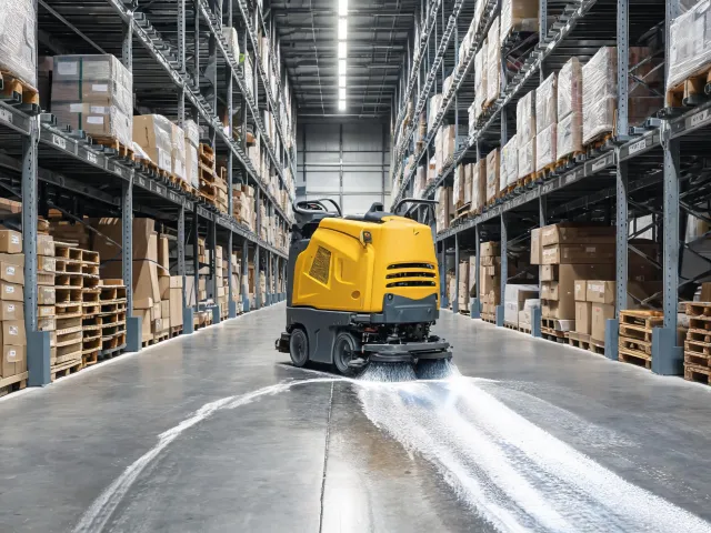 Warehouse cleaning application